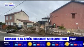 Pas-de-Calais: un an après la tornade, Bihucourt se reconstruit peu à peu