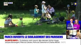 Parcs ouvertes: le soulagement des Parisiens