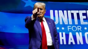 Donald Trump à Duluth en Géorgie le 24 octobre 2024