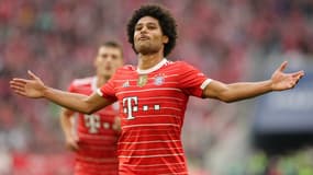 Serge Gnabry avec le Bayern Munich, le 8 mai 2022