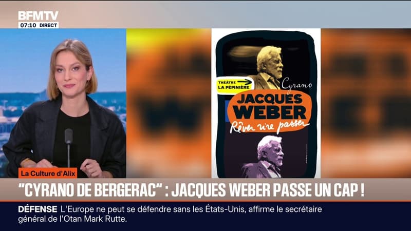 LA CULTURE D'ALIX - Avec son nouveau spectacle "Rêver, rire, passer", Jacques Weber retrace son histoire avec le personnage de Cyrano de Bergerac