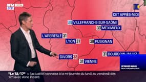 Météo Rhône: un ciel légèrement voilé ce samedi, 31°C attendus à Lyon