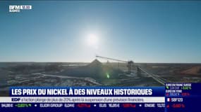 Les prix du nickel à des niveaux historiques