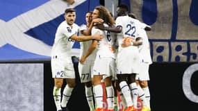La joie des Marseillais face à Lille, le 10 septembre 2022.