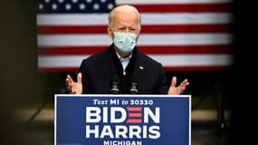 Joe Biden lors d'un discours de campagne le 2 octobre 2020 à Grand Rapids, dans le Michigan