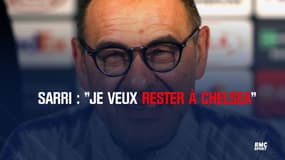 Chelsea : Sarri "Je veux rester... ou tenter un autre club anglais"