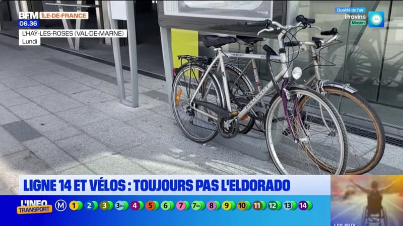 Ligne 14 du métro: les aménagements cyclables aux abords des nouvelles gares jugés insuffisants