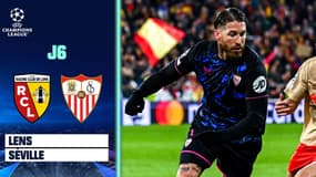 Lens - Séville : Sergio Ramos égalise sur un penalty à retirer (1-1)