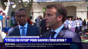 Emmanuel Macron souhaite généraliser partout sur le territoire "l'école du futur" "dans les prochains mois"