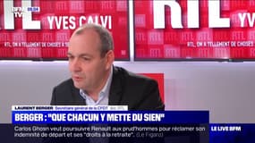 Retraites: Laurent Berger appelle à ce que "chacun y mette du sien"