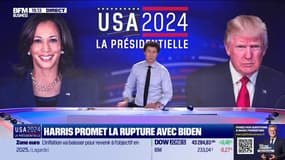 @KamalaHarris promet une rupture avec la politique de Joe Biden 