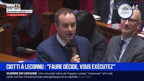 Budget: "Stop aux doubles discours", répond Sébastien Lecornu à Éric Ciotti
