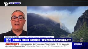 Risques d'incendies dans le Var: "On a près de 800 ans sapeurs-pompiers mobilisés", affirme le lieutenant Patrick Chavada