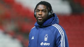 Orel Mangala avant un match de FA Cup entre Bristol et Nottingham Forest, le 26/01/2024