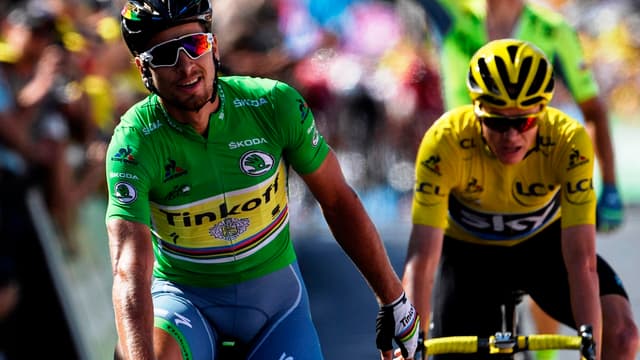 Peter Sagan et Christopher Froome