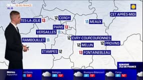 Météo Paris Île-de-France: un début de semaine particulièrement pluvieux et gris, 13°C à Paris