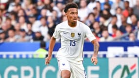 Boubacar Kamara avec la France contre la Croatie, juin 2022