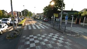 L'accident a eu lieu sur cette voie de bus, réservée au TVM, un bus rapide qui traverse le Val-de-Marne.