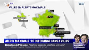 Alerte maximale: ce qui change à Lille, Lyon, Grenoble et Saint-Étienne