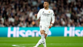 Kylian Mbappé lors du Clasico avec le Real à Bernabeu, 26 octobre 2024