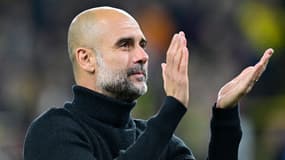 Pep Guardiola après le match contre Dortmund, le 25 octobre 2022.