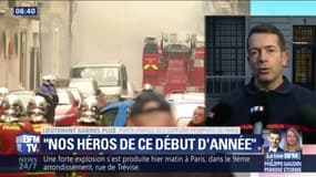 Explosion à Paris: les sapeurs-pompiers rendent hommage à leurs collègues morts