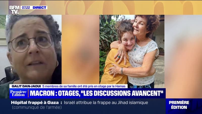 Galit Dan-Jaoui, dont 5 membres de sa famille sont otages du Hamas: 