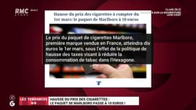 Les tendances GG : Le paquet de Marlboro passe à 10 euros ! - 12/02