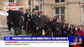 Remaniement: Olivier Dussopt quitte le ministère du Travail, après la passation avec Catherine Vautrin