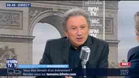 Michel Drucker face à Jean-Jacques Bourdin en direct