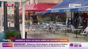Marseille sous les eaux après de violents orages