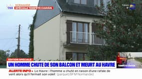 Tempête Ciaran: un homme chute de son balcon et meurt au Havre