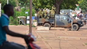 Une patrouille dans les rues de Ouagadougou