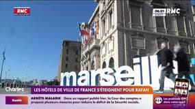 Les mairies de plusieurs villes françaises s'éteignent pour Rafah