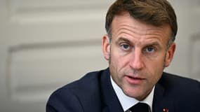 Emmanuel Macron lors d'une conférence de presse à l'Elysée, à Paris, le 25 novembre 2025