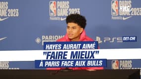 NBA / Detroit 108-126 Chicago : "C'est frustrant", Hayes aurait "aimé faire mieux"