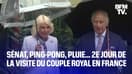 Sénat, ping-pong, pluie… La récap' de la deuxième journée de Charles III en France