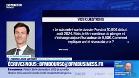 Culture Bourse : « Le titre FORVIA continue à plonger et s'échange aujourd'hui autour de 8,80€. Je n'arrive pas à expliquer un tel niveau de prix ? » par Julie Cohen-Heurton - 26/09