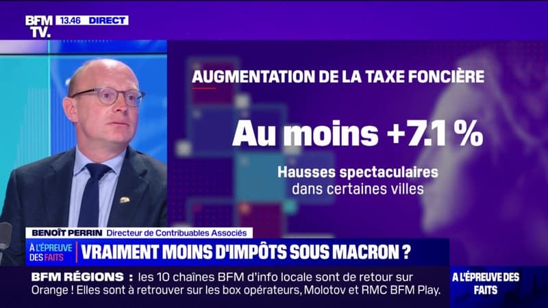 Y'a-t-il vraiment moins d'impôts depuis qu'Emmanuel Macron est président de la République?