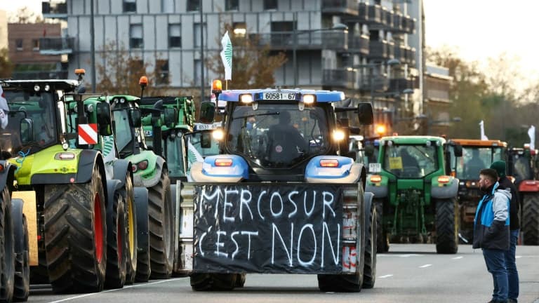 "TOXIQUE, INCOMPRÉHENSIBLE ET DANGEREUX": LA FNSEA ET LES JEUNES AGRICULTEURS APPELLENT EMMANUEL MACRON À S'OPPOSER "PUBLIQUEMENT" À L'ACCORD UE-MERCOSUR