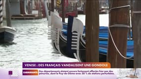 Venise: des Français vandalisent une gondole