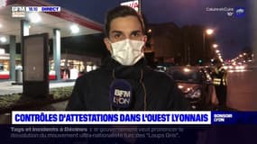 Contrôles d'attestations dans l'ouest lyonnais"