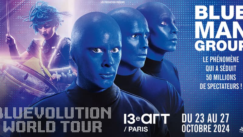 Gagnez vos places pour le concert Blue Man Group à Paris