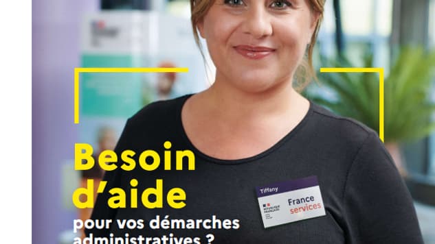 Une affiche de la nouvelle campagne de communication France Services.