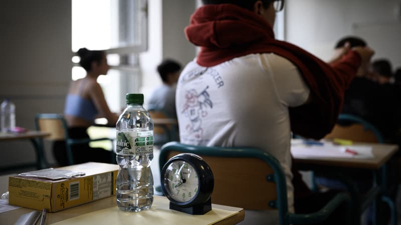 Des élèves passant un examen le 15 juin 2022. (Photo d'illustration)