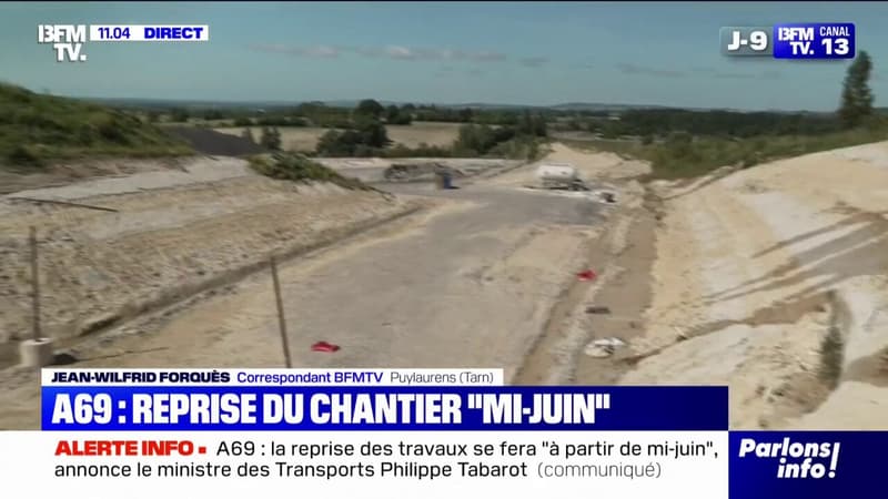 A69: la reprise du chantier de l'autoroute reprendra 