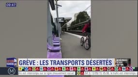 Trains et gares vides, places assises... les Franciliens ont déserté les transports