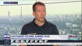 Canicule: les pompiers confrontés à "20% de sollicitations supplémentaires", selon le porte-parole des pompiers de Paris