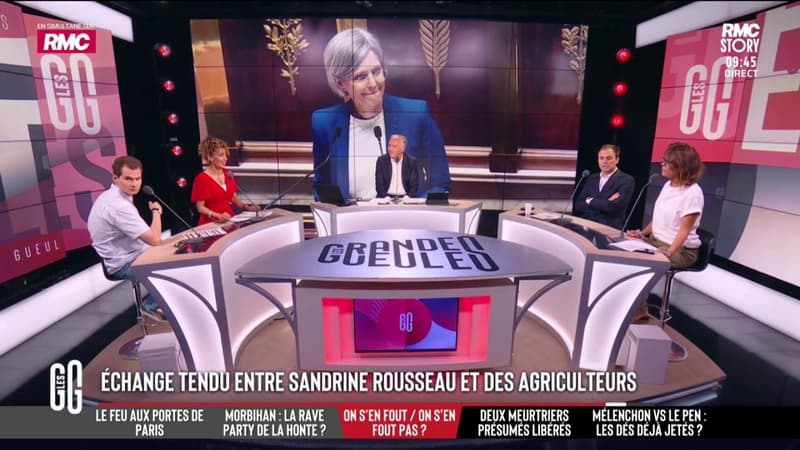 Échange tendu entre Sandrine Rousseau et des agriculteurs