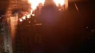 Incendie de l’ancien hôtel Bernascon  - Témoins BFMTV